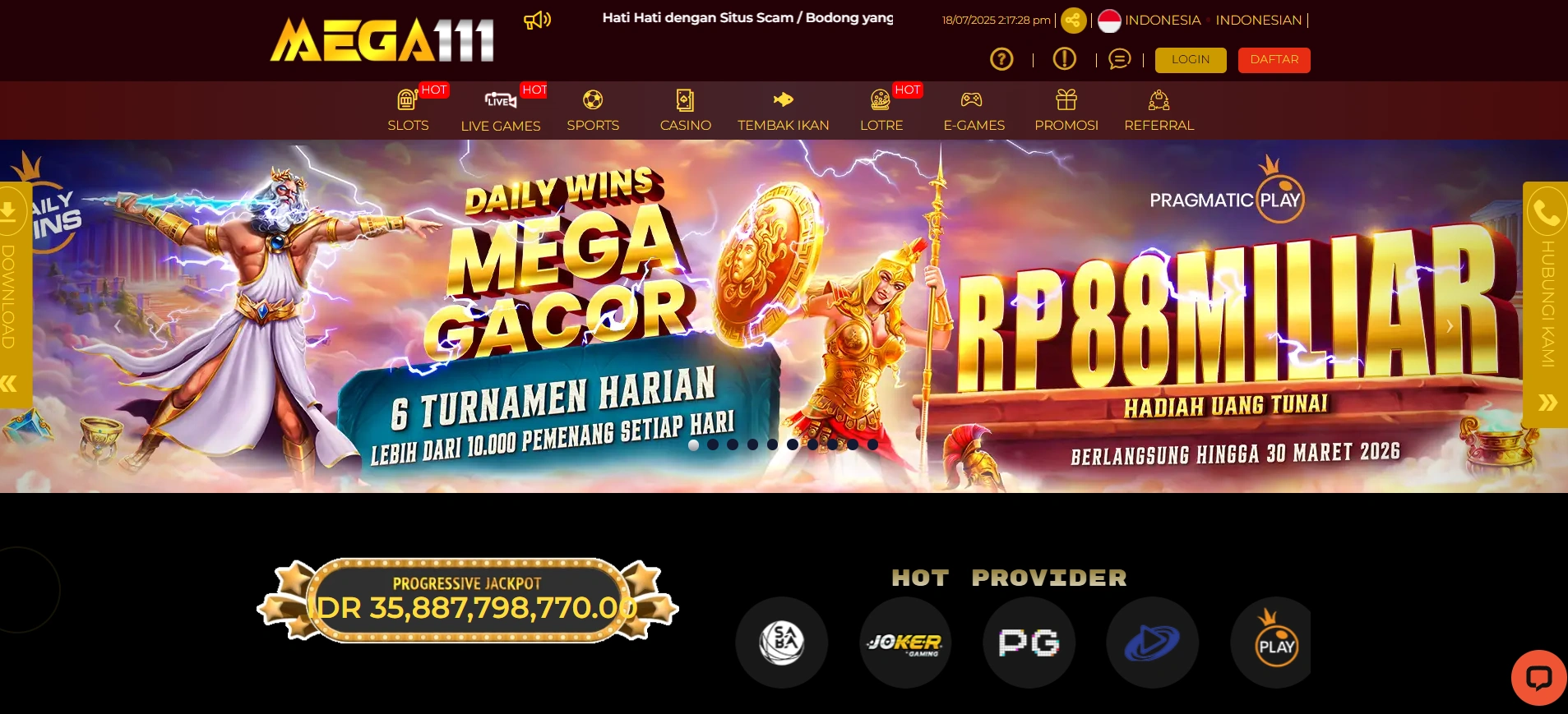 Tentang MEGA111 Slot dan Popularitasnya