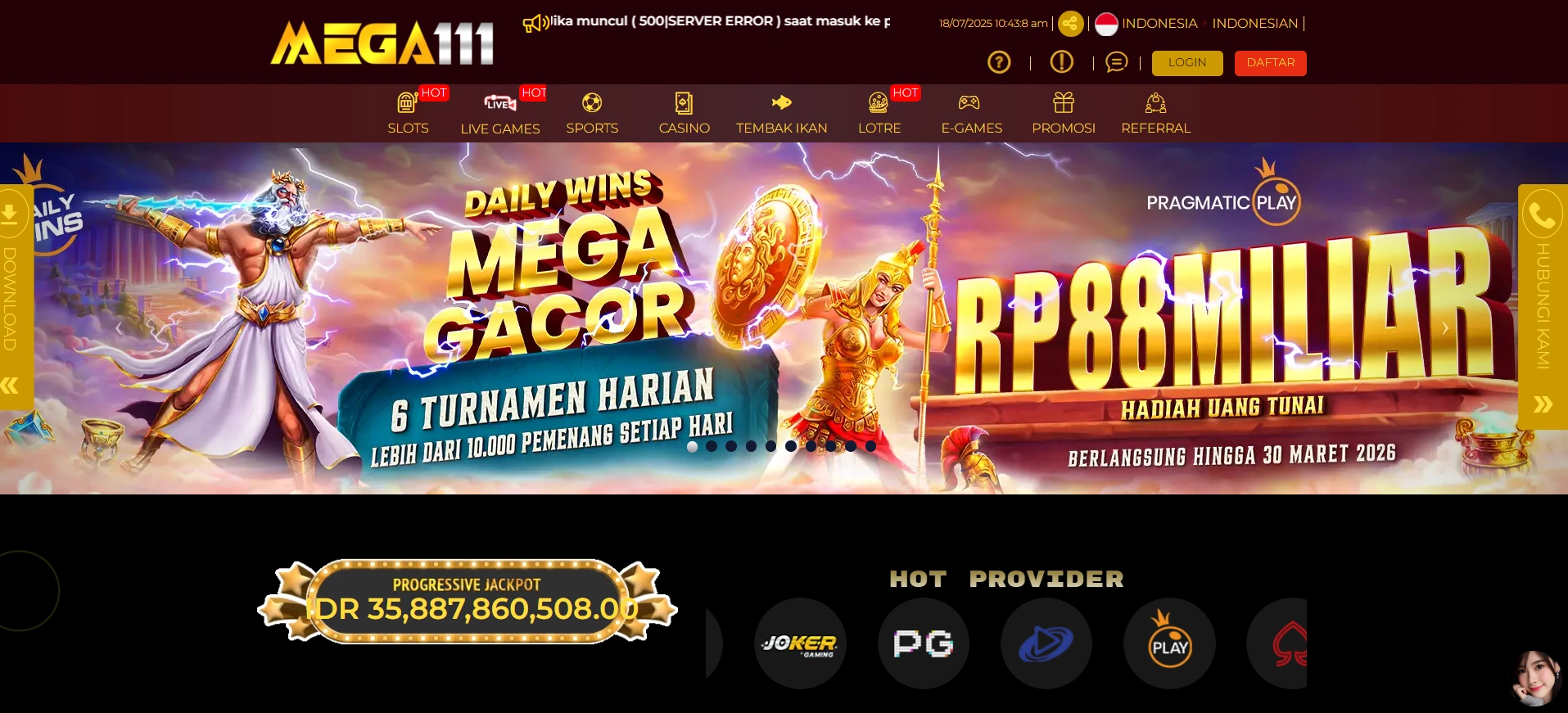 Review Pemain & Tips Sukses Bermain di MEGA111 Slot