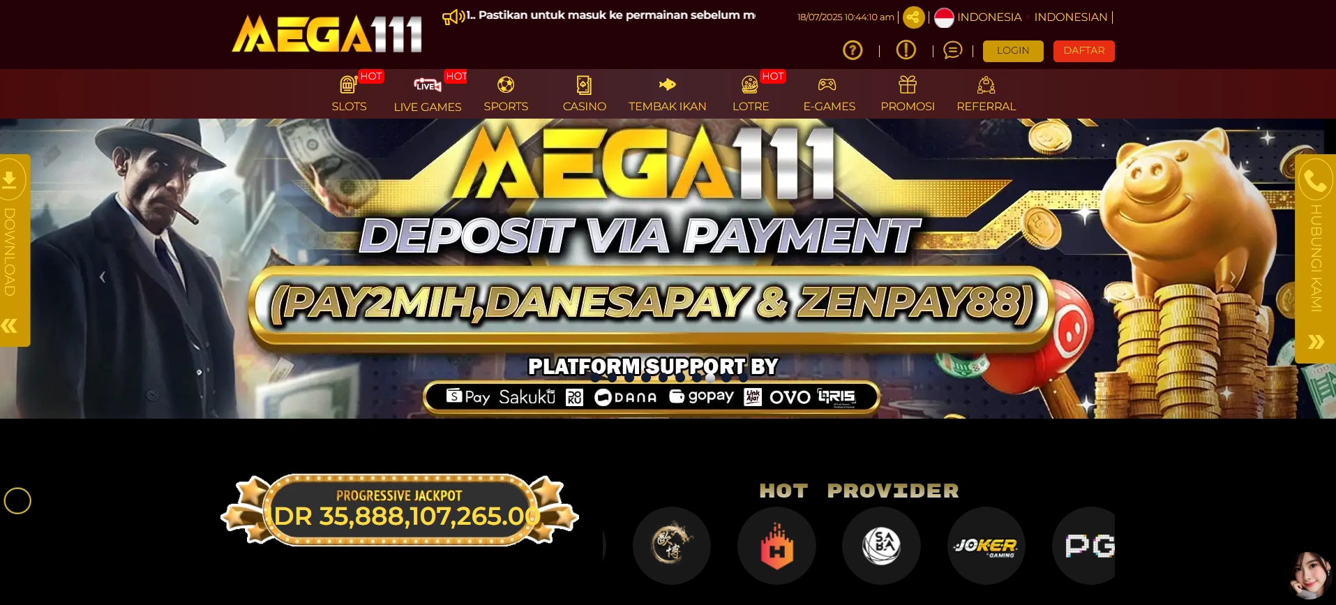 Tips Aman Bertransaksi di Slot MEGA111 